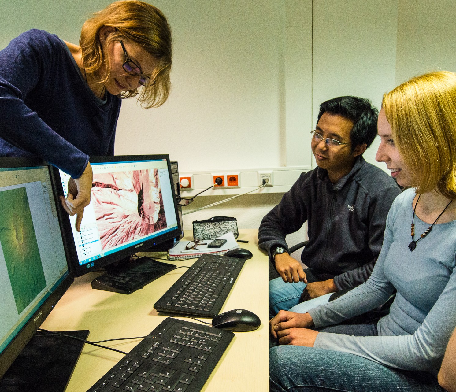 QGIS in der Lehre. Foto: (c) S. Hese.